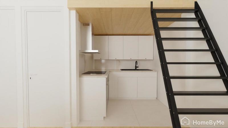 Appartement ancien - 18 m² - 1 pièce