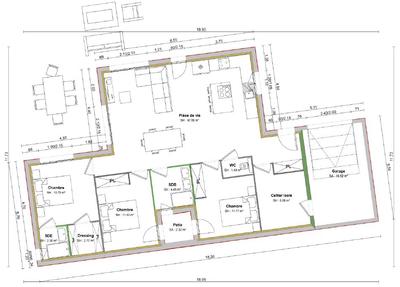 Maison - 100 m² - 4 pièces