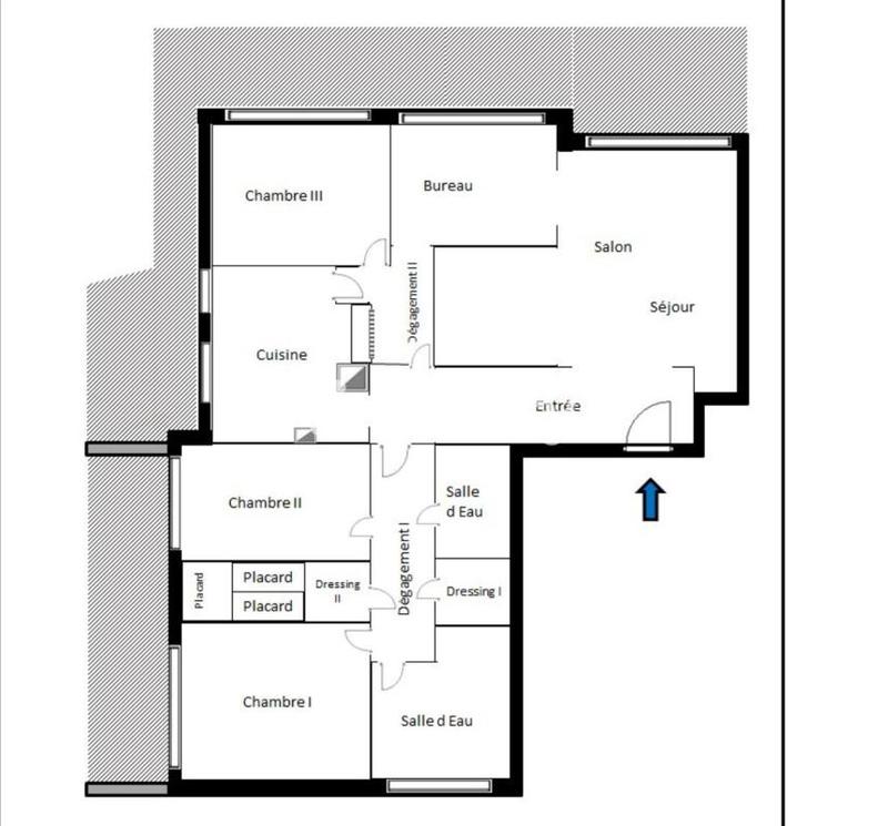 Appartement - 122 m² - 4 pièces