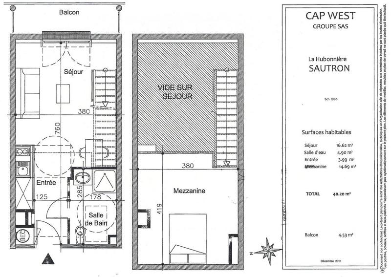 Duplex - 40 m² - 2 pièces