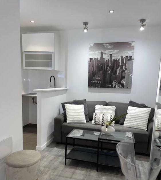 Studio - 17 m² - 1 pièce