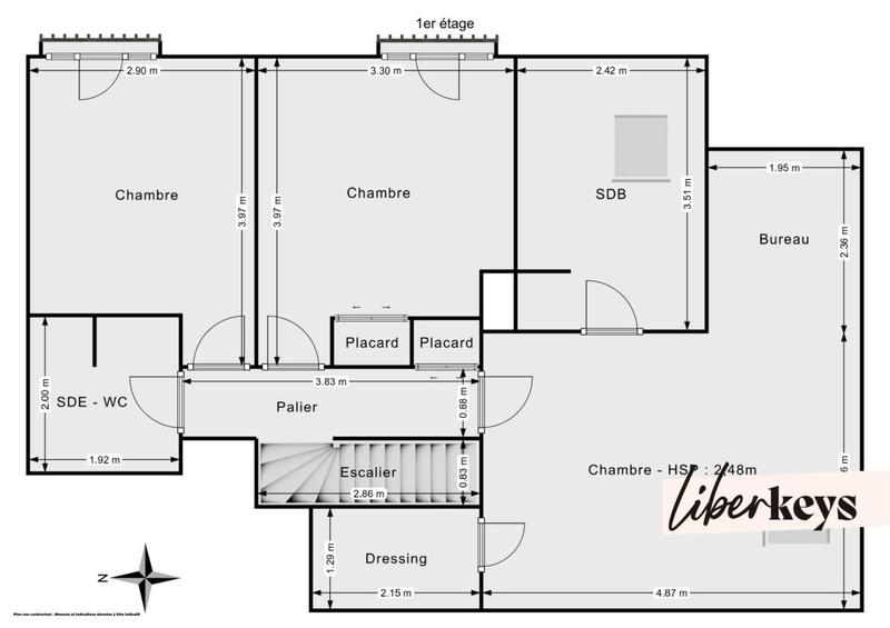 Duplex - 80 m² - 4 pièces