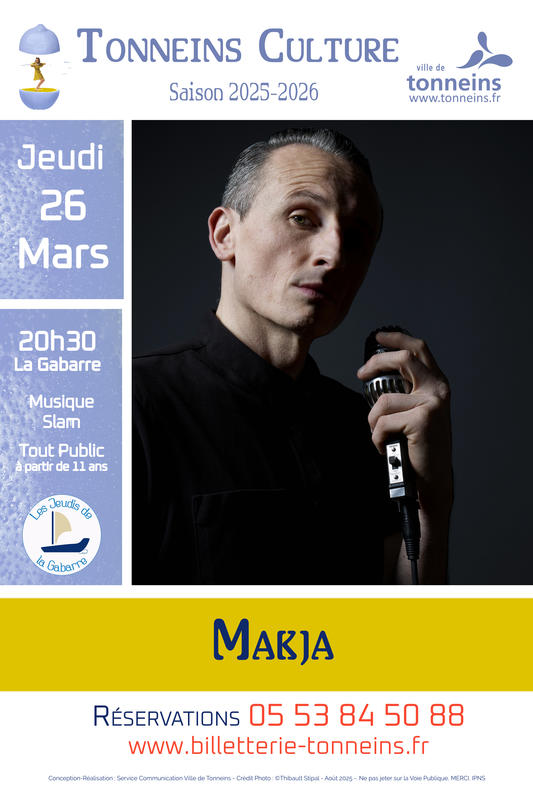 Les Jeudis de la Gabarre - Musique Slam -&quot;Makja&quot;