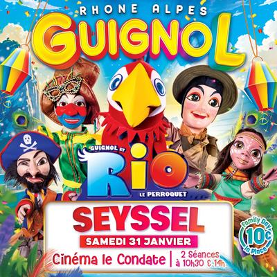 Guignol Rhône Alpes et Rio le majestueux perroquet