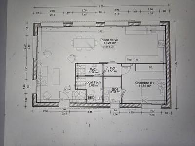 Maison - 99 m² - 4 pièces