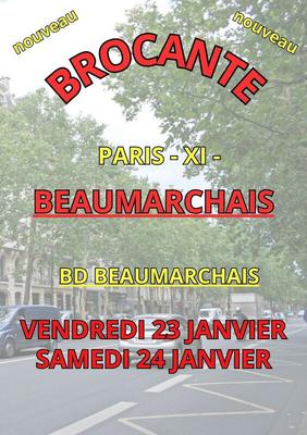 Brocante professionnelle beaumarchais