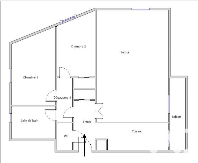 Appartement - 66 m² - 3 pièces