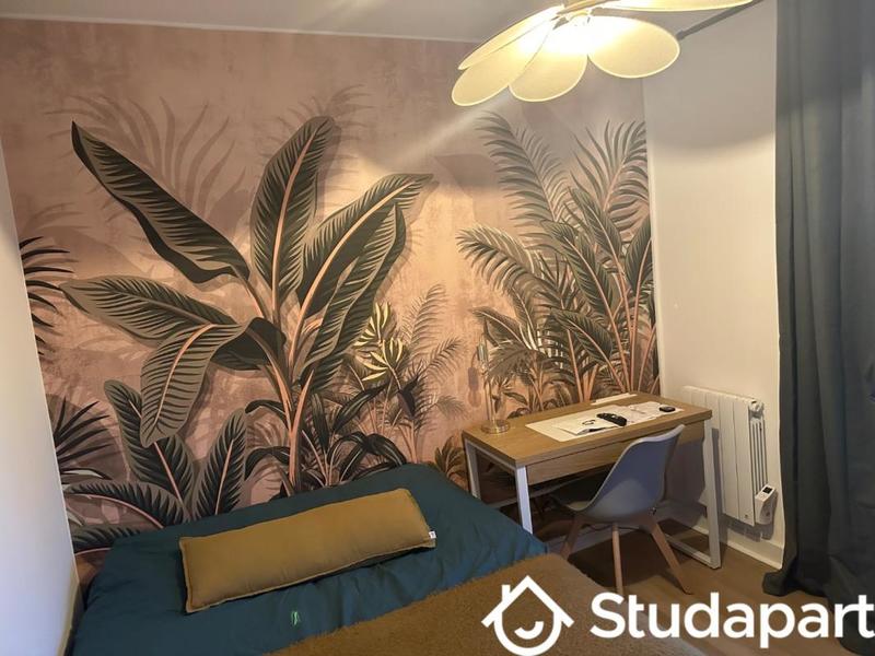 Chambre - 12 m² - 1 pièce