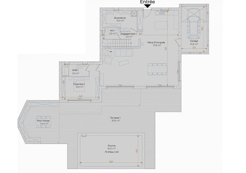 Maison - 171 m² - 5 pièces