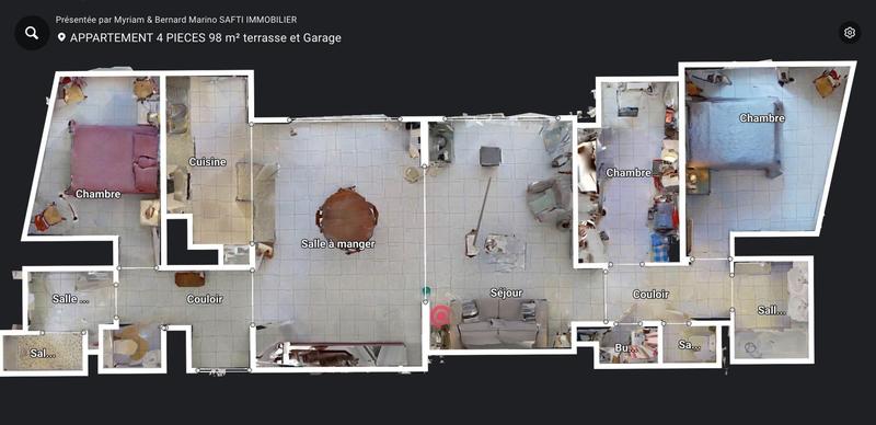 Appartement - 98 m² - 5 pièces