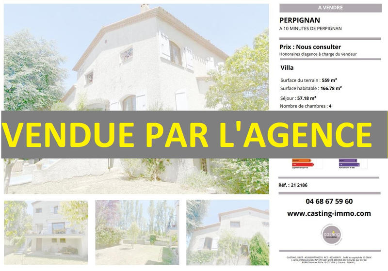 Villa - 168 m² - 6 pièces