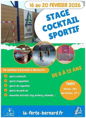 Stage "Cocktail sportif"