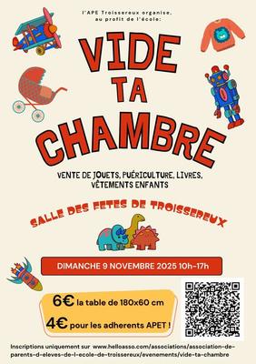 Bourse aux jouets, vêtements, puériculture