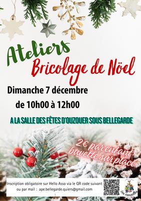 Atelier bricolage de Noël