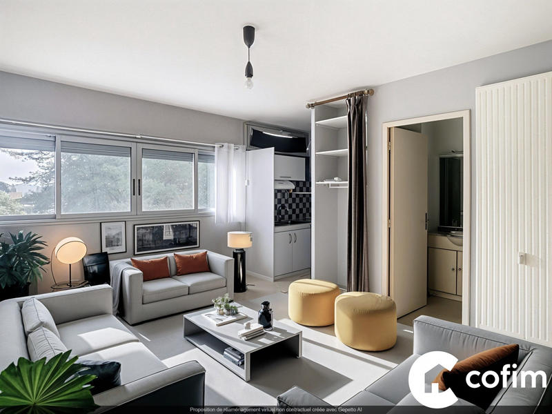 Appartement - 21 m² - 1 pièce