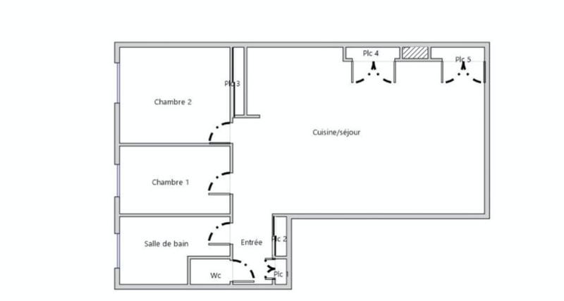 Appartement - 90 m² - 3 pièces