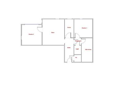 Appartement - 61 m² - 3 pièces