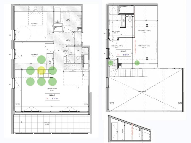 Appartement - 88 m² - 4 pièces