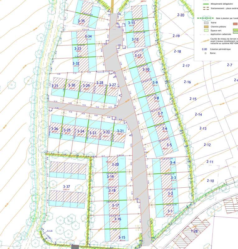 Terrain constructible - 416 m²