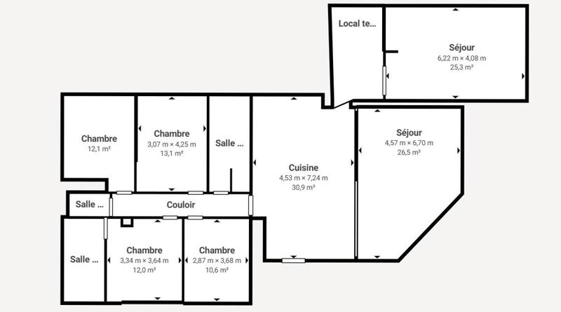 Maison - 163 m² - 6 pièces