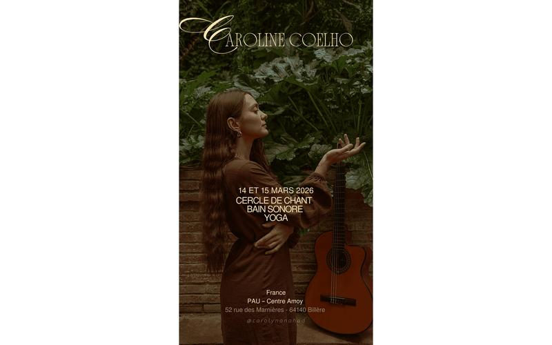 Yoga, kirtan &amp; bain sonore avec Caroline Coelho
