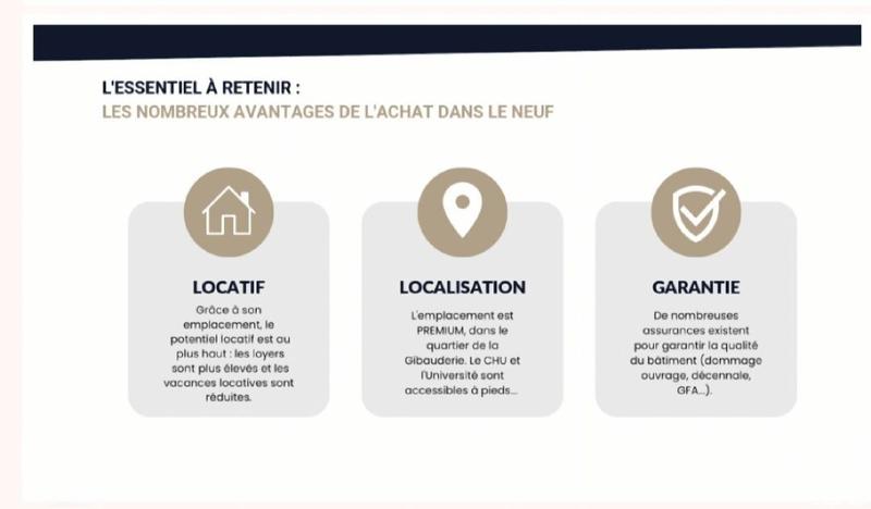 Appartement - 49 m² - 3 pièces