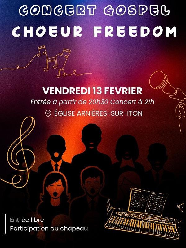Concert gospel du chœur Freedom
