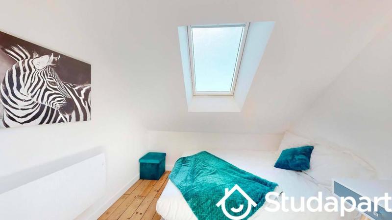 Chambre - 11 m² - 1 pièce