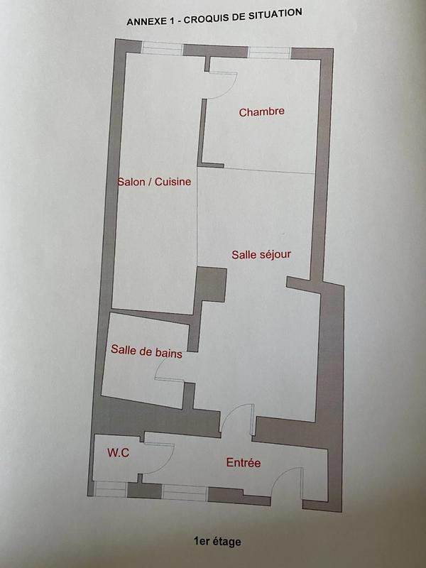 Appartement - 48 m² - 2 pièces
