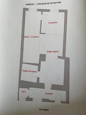 Appartement - 48 m² - 2 pièces