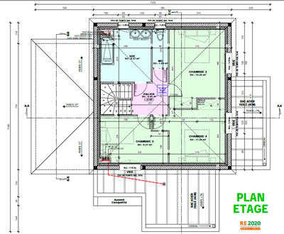 Maison - 125 m² - 6 pièces