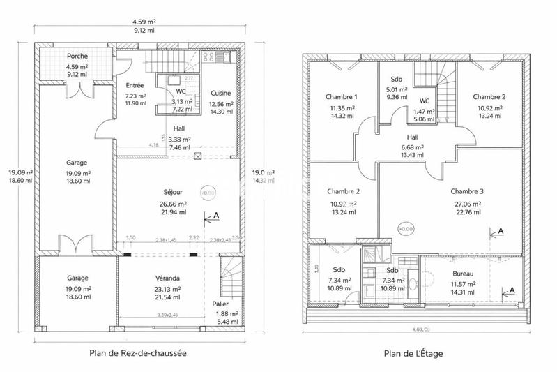 Villa - 175 m² - 6 pièces