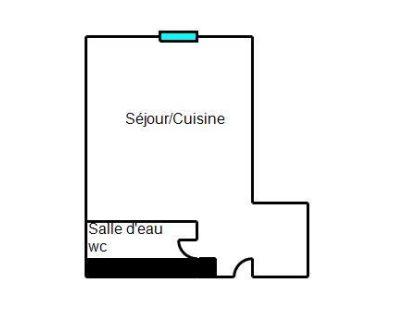 Appartement - 44 m² - 3 pièces