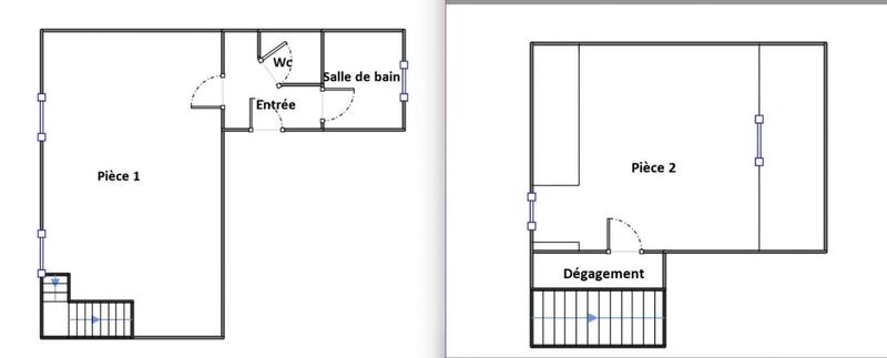 Duplex - 49 m² - 2 pièces