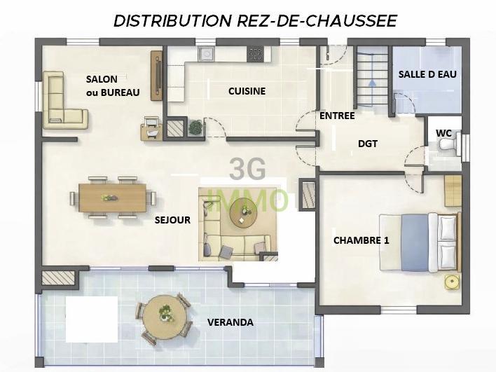 Maison - 141 m² - 6 pièces