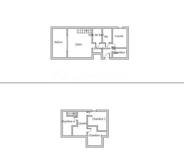 Duplex - 61 m² - 4 pièces