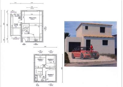 Maison - 80 m² - 4 pièces