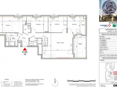 Appartement - 81 m² - 5 pièces