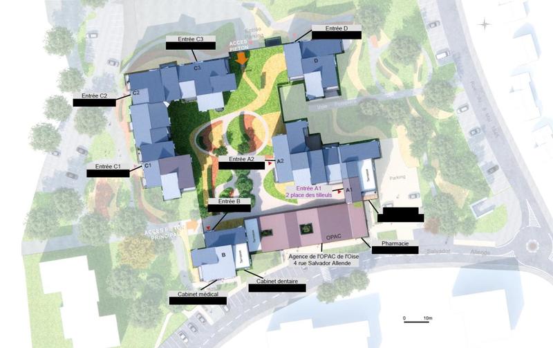 Appartement - 63 m² - 2 pièces