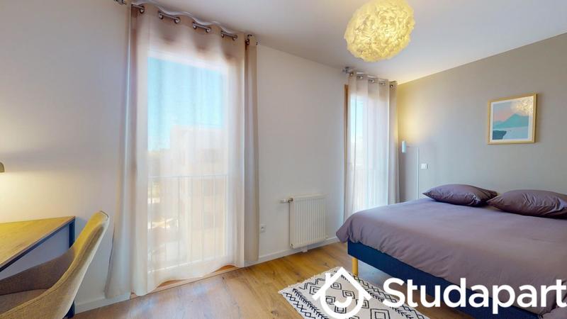 Chambre - 18 m² - 1 pièce