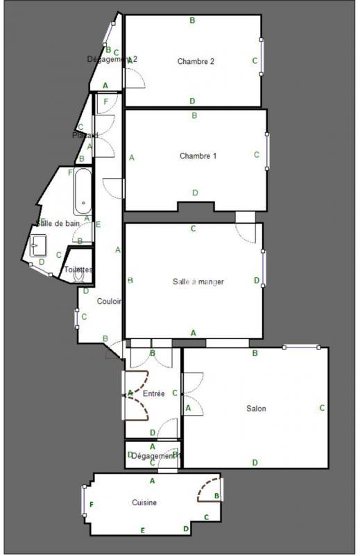 Appartement - 110 m² - 4 pièces