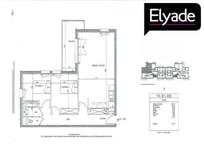 Appartement - 71 m² - 3 pièces