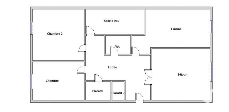 Appartement - 68 m² - 3 pièces