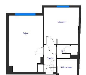 Appartement - 45 m² - 2 pièces