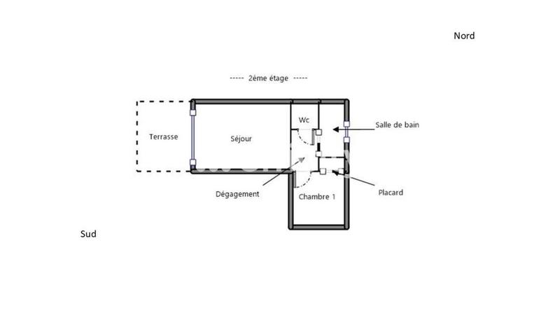 Appartement - 28 m² - 2 pièces