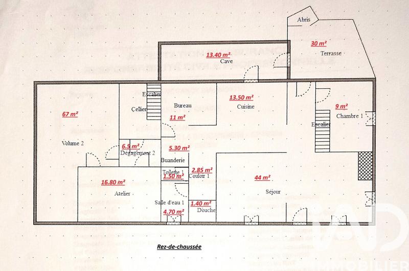 Maison de village - 143 m² - 5 pièces