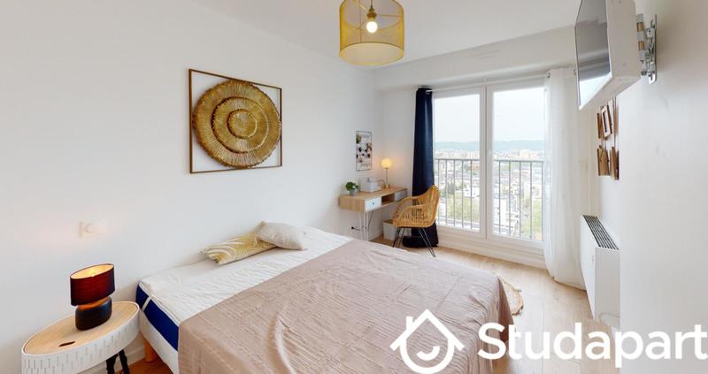 Chambre - 11 m² - 1 pièce