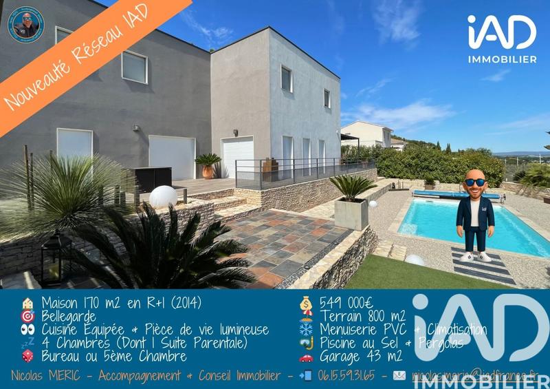 Maison - 170 m² - 7 pièces