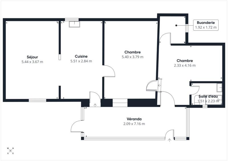 Maison - 75 m² - 4 pièces