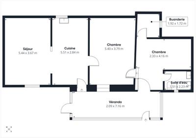 Maison - 75 m² - 4 pièces